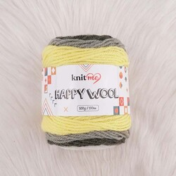 KNİT ME HAPPY WOOL EL ÖRGÜ İPİ 100 G.190 MT. - Thumbnail