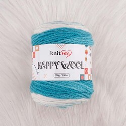 KNİT ME HAPPY WOOL EL ÖRGÜ İPİ 100 G.190 MT. - Thumbnail