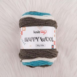 KNİT ME HAPPY WOOL EL ÖRGÜ İPİ 100 G.190 MT. - Thumbnail