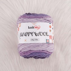 KNİT ME HAPPY WOOL EL ÖRGÜ İPİ 100 G.190 MT. - Thumbnail