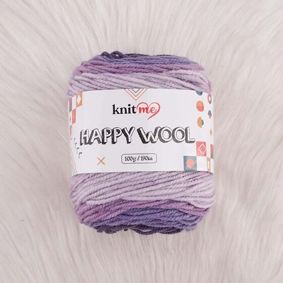 KNİT ME HAPPY WOOL EL ÖRGÜ İPİ 100 G.190 MT.