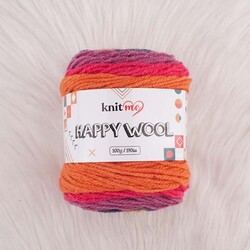 KNİT ME HAPPY WOOL EL ÖRGÜ İPİ 100 G.190 MT. - Thumbnail