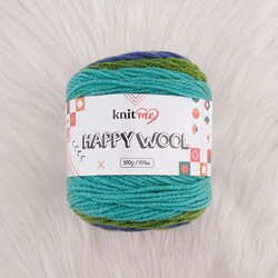 KNİT ME HAPPY WOOL EL ÖRGÜ İPİ 100 G.190 MT. - Thumbnail