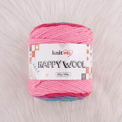 KNİT ME HAPPY WOOL EL ÖRGÜ İPİ 100 G.190 MT. - Thumbnail