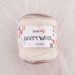 KNİT ME HAPPY WOOL EL ÖRGÜ İPİ 100 G.190 MT. - Thumbnail