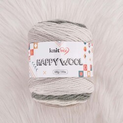 KNİT ME HAPPY WOOL EL ÖRGÜ İPİ 100 G.190 MT. - Thumbnail