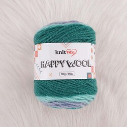 KNİT ME HAPPY WOOL EL ÖRGÜ İPİ 100 G.190 MT. - Thumbnail