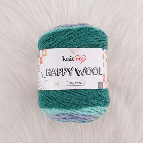 KNİT ME HAPPY WOOL EL ÖRGÜ İPİ 100 G.190 MT.