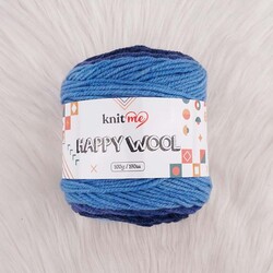 KNİT ME HAPPY WOOL EL ÖRGÜ İPİ 100 G.190 MT. - Thumbnail