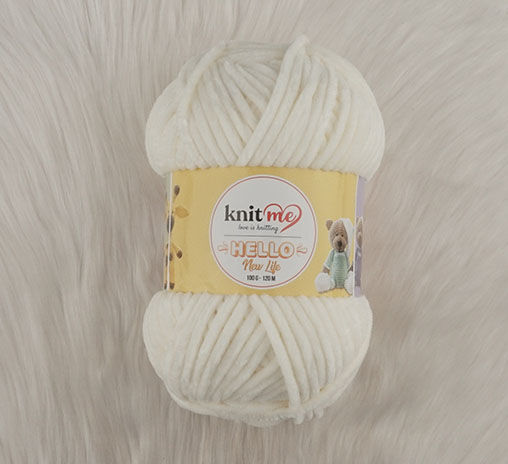 KNİT ME HELLO HAND KNITTING YARN 100 GR.120 MT.