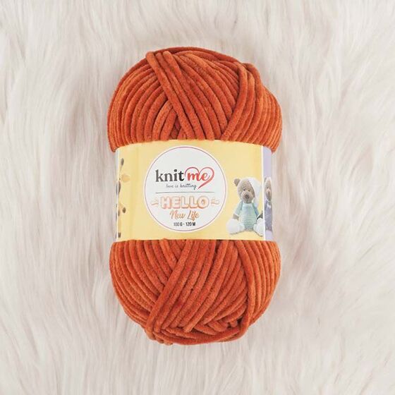 KNİT ME HELLO HAND KNITTING YARN 100 GR.120 MT.