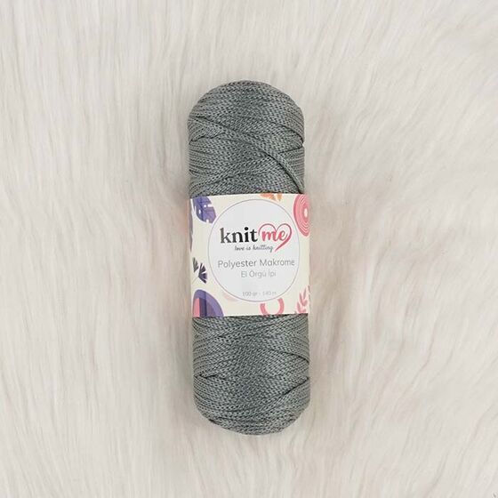 KNİT ME POLYESTER MACROME HAND KNITTING YARN 100 GR 140 M.