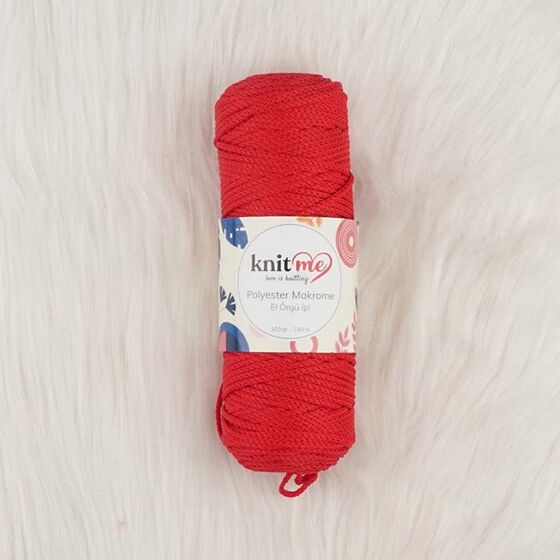 KNİT ME POLYESTER MACROME HAND KNITTING YARN 100 GR 140 M.