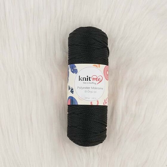 KNİT ME POLYESTER MACROME HAND KNITTING YARN 100 GR 140 M.