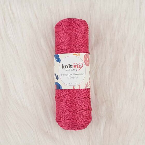 KNİT ME POLYESTER MACROME HAND KNITTING YARN 100 GR 140 M.