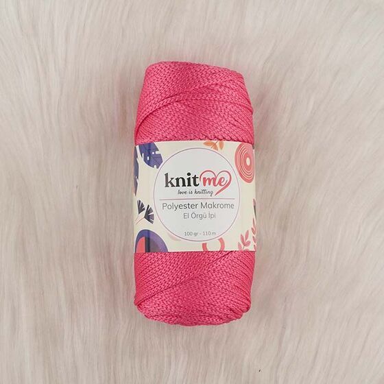 KNİT ME POLYESTER MACROME HAND KNITTING YARN 100 GR 140 M.