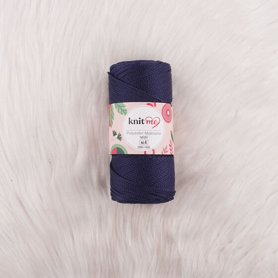 KNIT ME POLYESTER MACROME MIDI HAND KNITTING YARN NO:4 200 GR.145 MT.