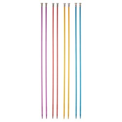 KNİTME - KNİT ME RENKLİ METAL ÖRGÜ ŞİŞİ 35 CM