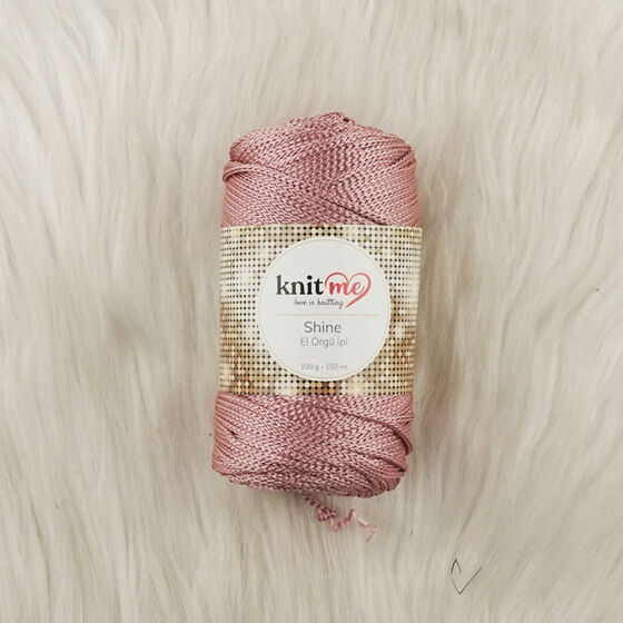 KNİT ME SHİNE HAND KNITTING YARN POLYESTER 100 G.150 MT.