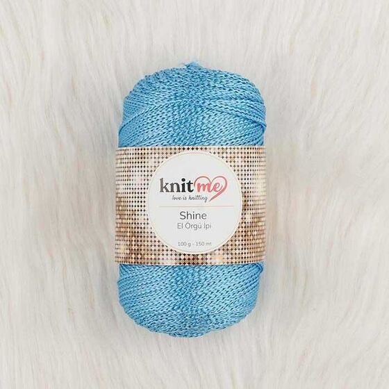 KNİT ME SHİNE HAND KNITTING YARN POLYESTER 100 G.150 MT.