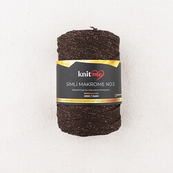 KNİT ME SİMLİ POLYESTER MAKROME İPİ NO:3 200 GR.245 MET - Thumbnail