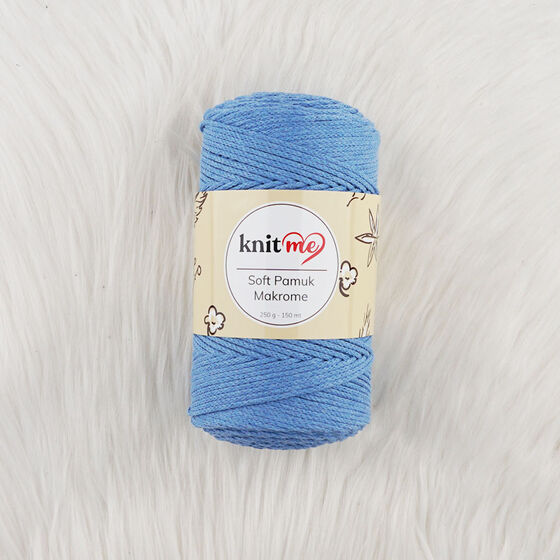 KNİT ME SOFT COTTON MACROME KNITTING YARN 250 G.150 MT.