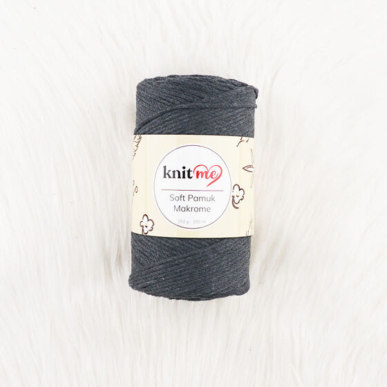 KNİT ME SOFT COTTON MACROME KNITTING YARN 250 G.150 MT.