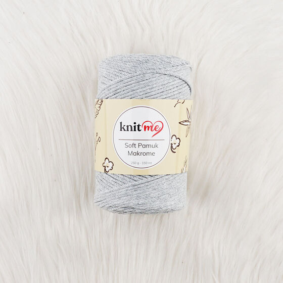 KNİT ME SOFT COTTON MACROME KNITTING YARN 250 G.150 MT.