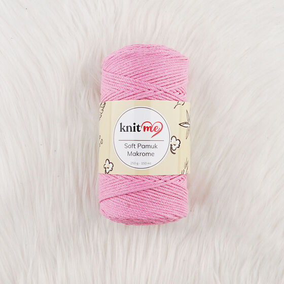 KNİT ME SOFT COTTON MACROME KNITTING YARN 250 G.150 MT.