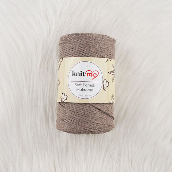 KNİT ME SOFT COTTON MACROME KNITTING YARN 250 G.150 MT.