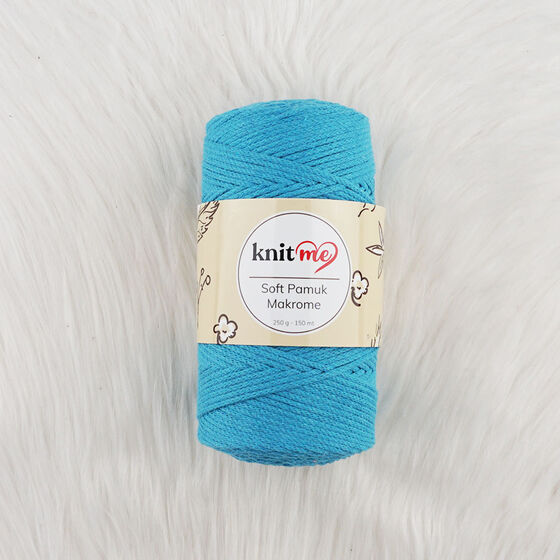 KNİT ME SOFT COTTON MACROME KNITTING YARN 250 G.150 MT.