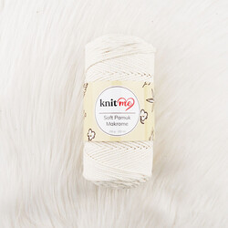 KNİT ME SOFT COTTON MACROME KNITTING YARN 250 G.150 MT. - Thumbnail