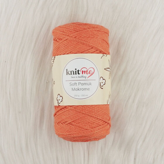 KNİT ME SOFT COTTON MACROME KNITTING YARN 250 G.150 MT.