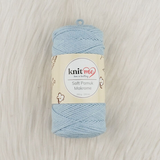 KNİT ME SOFT COTTON MACROME KNITTING YARN 250 G.150 MT.