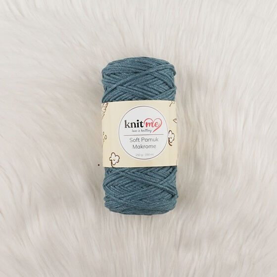 KNİT ME SOFT COTTON MACROME KNITTING YARN 250 G.150 MT.