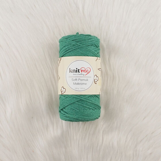 KNİT ME SOFT COTTON MACROME KNITTING YARN 250 G.150 MT.