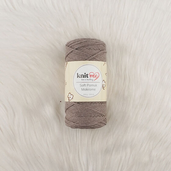 KNİT ME SOFT COTTON MACROME KNITTING YARN 250 G.150 MT.