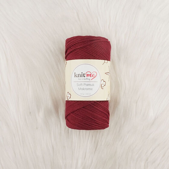 KNİT ME SOFT COTTON MACROME KNITTING YARN 250 G.150 MT.