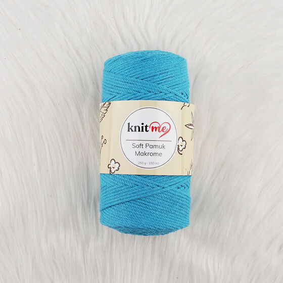 KNİT ME SOFT COTTON MACROME KNITTING YARN 250 G.150 MT.