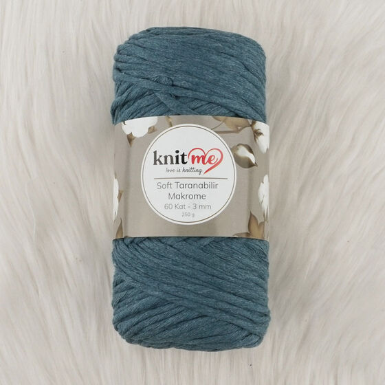 KNIT ME SOFT SCREENABLE MACROME THREAD 60 LAYER 3 MM.250 GR.