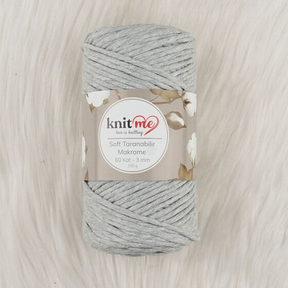 KNIT ME SOFT SCREENABLE MACROME THREAD 60 LAYER 3 MM.250 GR.