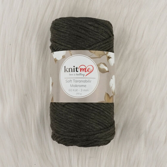 KNIT ME SOFT SCREENABLE MACROME THREAD 60 LAYER 3 MM.250 GR.