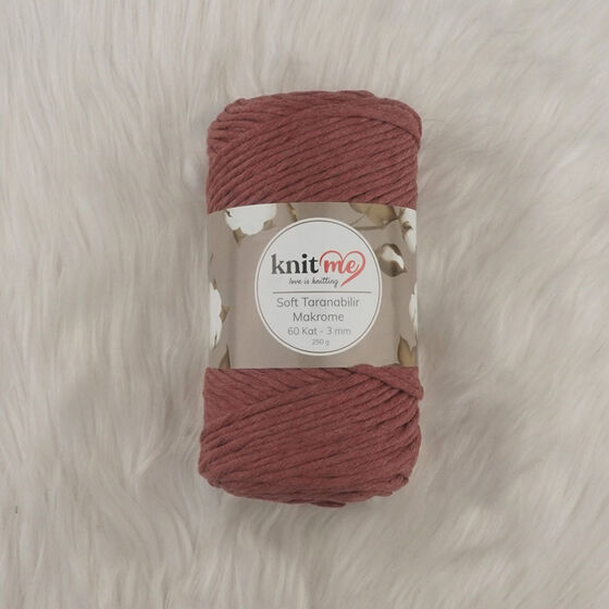 KNIT ME SOFT SCREENABLE MACROME THREAD 60 LAYER 3 MM.250 GR.