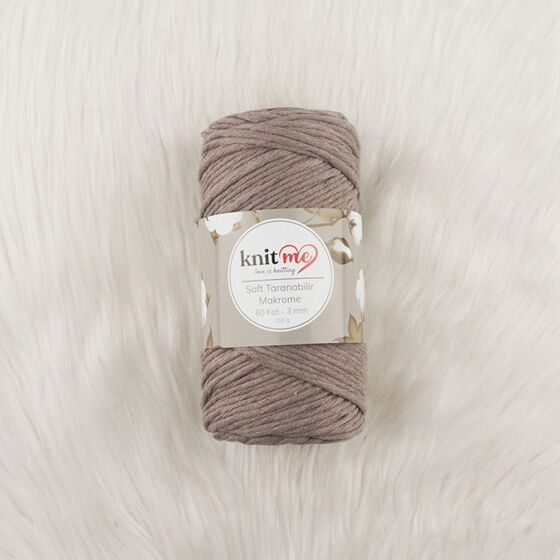 KNIT ME SOFT SCREENABLE MACROME THREAD 60 LAYER 3 MM.250 GR.