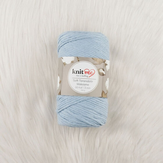 KNIT ME SOFT SCREENABLE MACROME THREAD 60 LAYER 3 MM.250 GR.