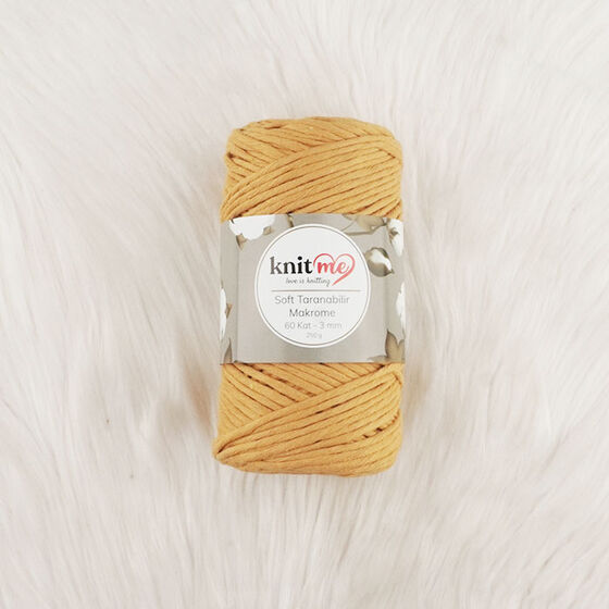 KNIT ME SOFT SCREENABLE MACROME THREAD 60 LAYER 3 MM.250 GR.