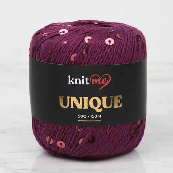 KNİT ME UNIQUE PULLU ÖRGÜ İPİ 50 GR. 150M MT.