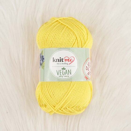 KNİT ME VEGAN HAND KNITTING YARN 100 GR.200 MT.