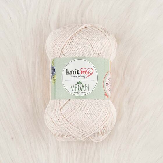 KNİT ME VEGAN HAND KNITTING YARN 100 GR.200 MT.