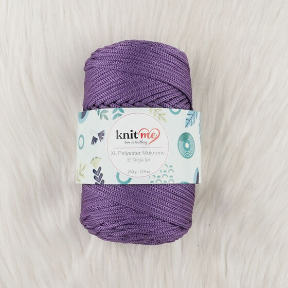 KNIT ME XL POLYESTER MACROME HAND KNITTING YARN 250 GR.115 M..